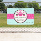 Pop aus Kuchen Türkis Banner (Insitu)