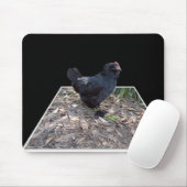 Pop aus schwarzem Hühnchen,_ Mousepad (Mit Mouse)