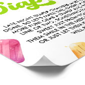 Pop Baby Dusche Spätnachtsdiapers Game Poster (Ecke)