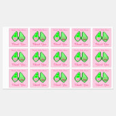 Pop Baby Girl Pink Pea Babydusche nach Maß Etiketten (Blatt)