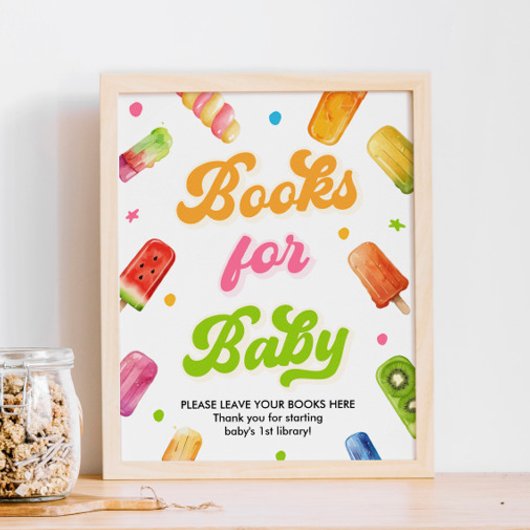 Pop Baby Showbücher für Baby Poster