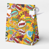 Pop Baby Shower Fun Comic Book Geschenkschachtel (Rückseite)