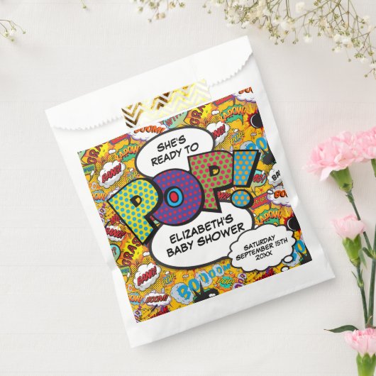 Pop Baby Shower Fun Comic Book Geschenktütchen (Versiegelt)