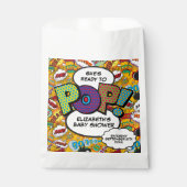 Pop Baby Shower Fun Comic Book Geschenktütchen (Vorderseite)