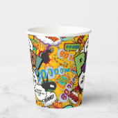 Pop Baby Shower Fun Comic Book Pappbecher (Links)