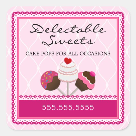 Pop backen Aufkleber (Vorderseite)