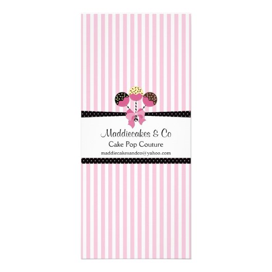 Pop backen nach Maß Werbekarte (Hinten)