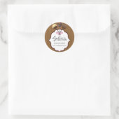 Pop Bäckerei Box Siegel Runder Aufkleber (Tasche)