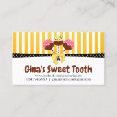 Pop-Bäckerei nach Maß mit QR-Code Visitenkarte (Vorderseite)