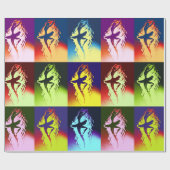 Pop-Ballerina Geschenkpapier (Flach)
