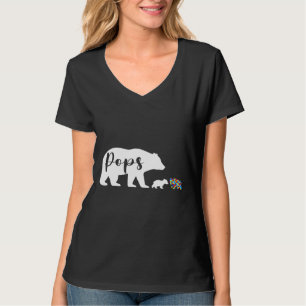 Pop Bear Autism Awareness Liebe Support Family Aut T-Shirt