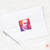 Pop Beethoven Quadratischer Aufkleber (Umschlag)