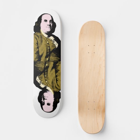 Pop - Ben Franklin Skateboard (Vorderseite)