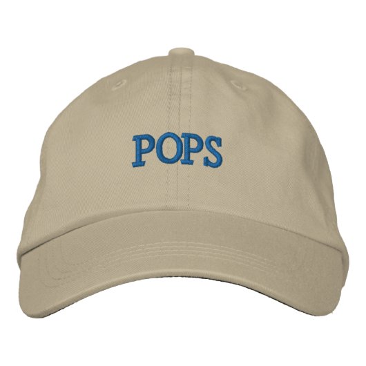 POP BESTICKTE BASEBALLKAPPE (Vorderseite)