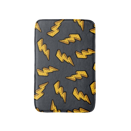 Pop-Blitz-Bolzen-Muster Badematte (Vorderseite Vertikal)