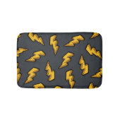 Pop-Blitz-Bolzen-Muster Badematte (Vorderseite)