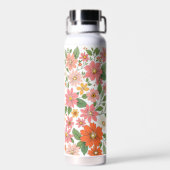 Pop Bloom Muster Trinkflasche (Rückseite)