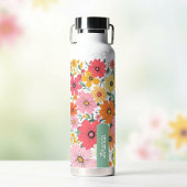 Pop-Bloom-Muster Trinkflasche