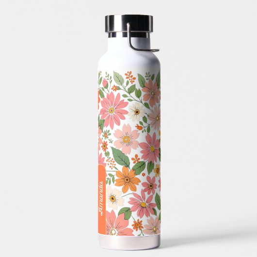 Pop Bloom Pattern Trinkflasche (Links)