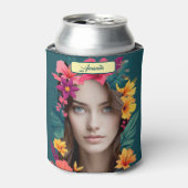 Pop Bloom Pattern two face Dosenkühler (Kanne Vorderseite)