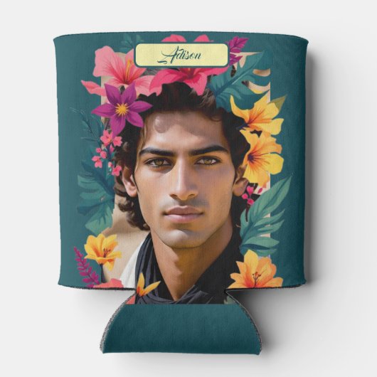 Pop Bloom Pattern two face Dosenkühler (Rückseite)