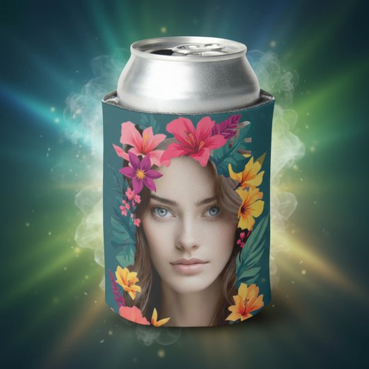 Pop Bloom Pattern two face Dosenkühler