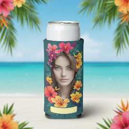 Pop Bloom Pattern two face Selters Dosenkühler