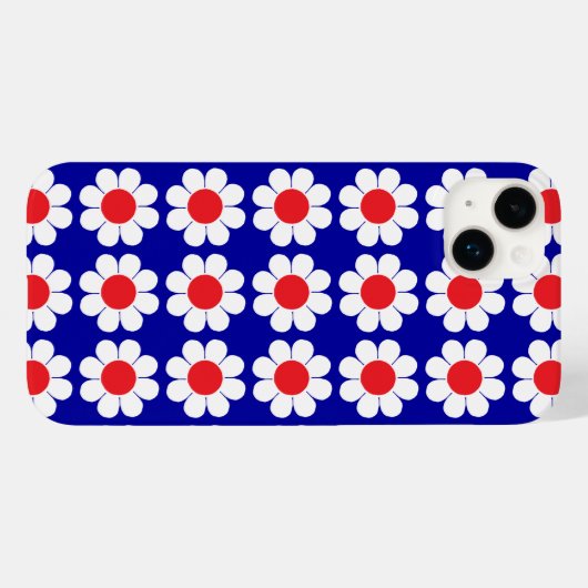 Pop Blume Power Case-Mate iPhone Hülle (Rückseite (Horizontal))