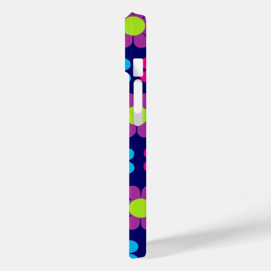 Pop Blume Power Case-Mate iPhone Hülle (Rückseite / Links)