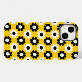 Pop Blume Power Case-Mate iPhone Hülle (Rückseite (Horizontal))
