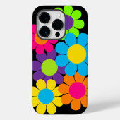 Pop Blume Power Case-Mate iPhone Hülle (Rückseite)