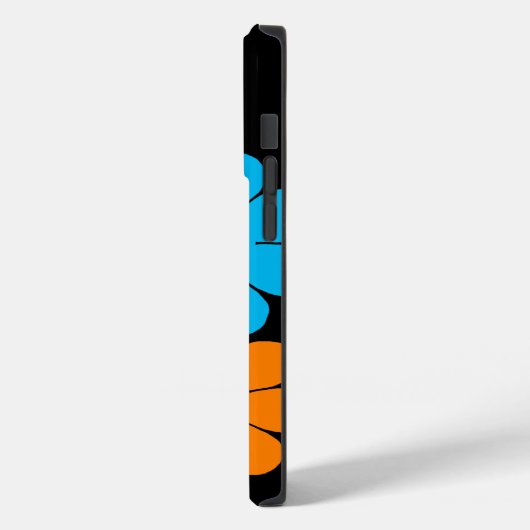 Pop Blume Power Case-Mate iPhone Hülle (Rückseite / Links)