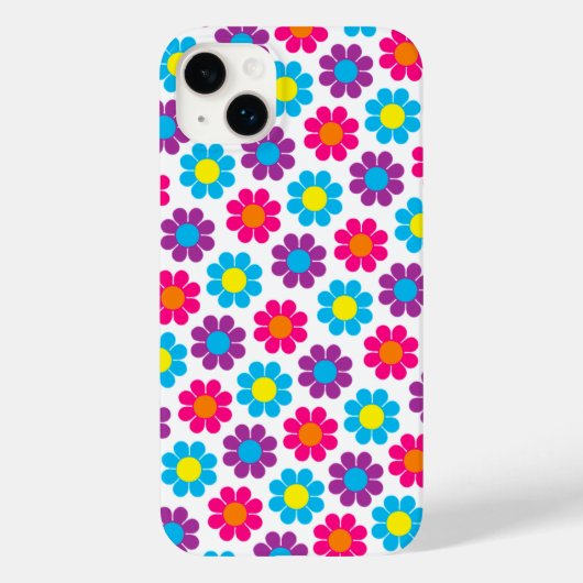 Pop Blume Power Case-Mate iPhone Hülle (Rückseite)