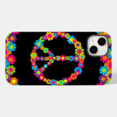 Pop Blume Power Frieden Case-Mate iPhone Hülle (Rückseite (Horizontal))