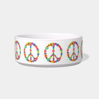 Pop Blume Power Frieden Napf