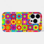 Pop Blume Power Quadrate Case-Mate iPhone Hülle (Rückseite (Horizontal))