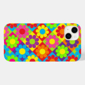 Pop Blume Power Quadrate Case-Mate iPhone Hülle (Rückseite (Horizontal))