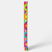 Pop Blume Power Quadrate Samsung Galaxy Hülle (Linke Seite)