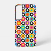 Pop Blume Power Quadrate Samsung Galaxy Hülle (Rückseite)
