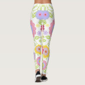 Pop Blumenmuster Leggings (Rückseite)