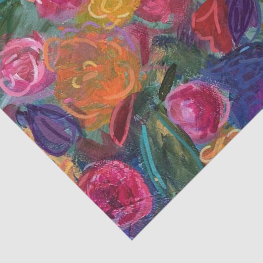 Pop-Blumenpapier Seidenpapier (Ausschnitt)