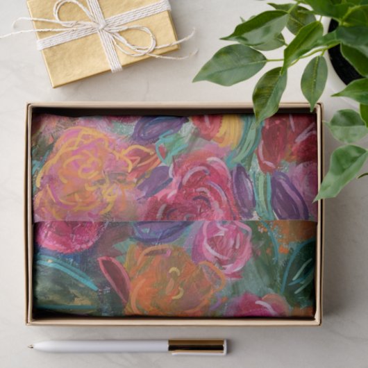 Pop-Blumenpapier Seidenpapier (Geschenk)