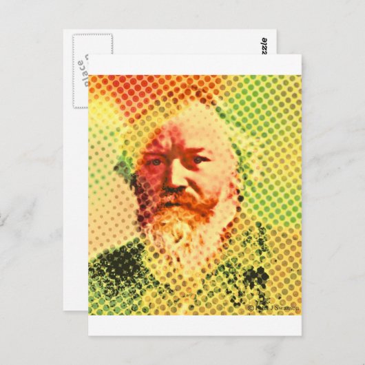 Pop Brahms Postkarte (Vorne/Hinten)