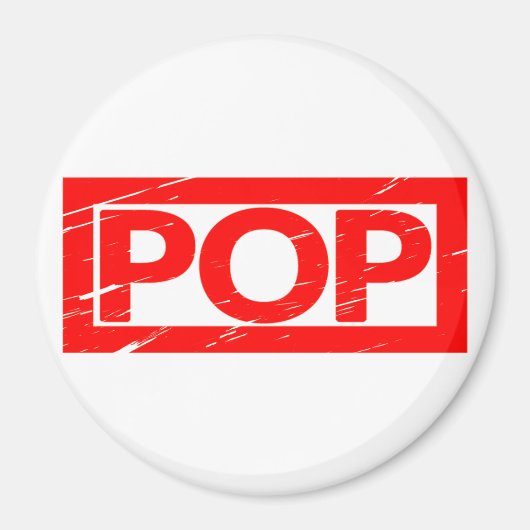 Pop Briefmarke Magnet (Vorne)