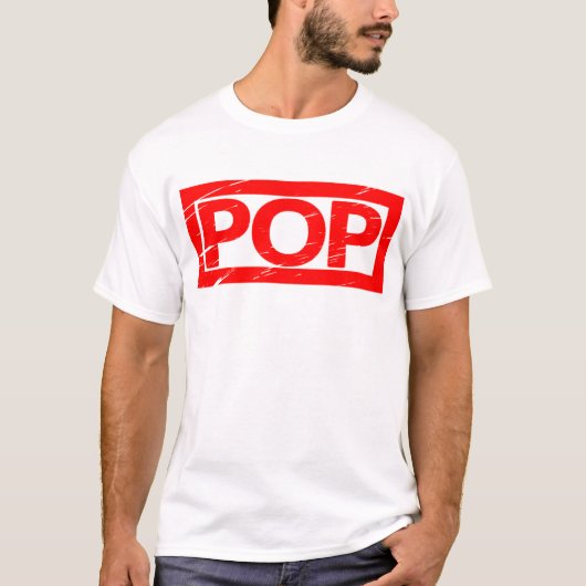 Pop Briefmarke T-Shirt (Vorderseite)
