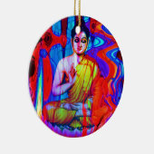 Pop Buddha Keramikornament (Rechts)