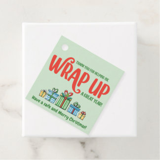 Pop-by-Wrap für den Dezember individuell anpassbar Geschenkanhänger