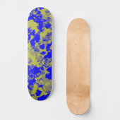 Pop Camo Kunst Skateboard (Vorderseite)