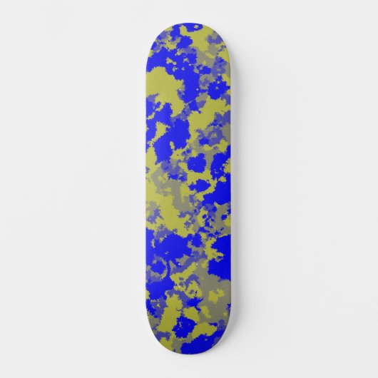 Pop Camo Kunst Skateboard (Vorderseite)
