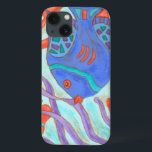 Pop Case-Mate iPhone Hülle<br><div class="desc">Dieses Gemälde von Nancy Slocum erfasst das wunderschöne Wasserleben unter Wasser. Es stellt Farbfische dar, die im blauen Ozean schwimmen. Dieses Bild wird jedem Wohnzimmer oder Kinderzimmer Farbe verleihen.</div>
